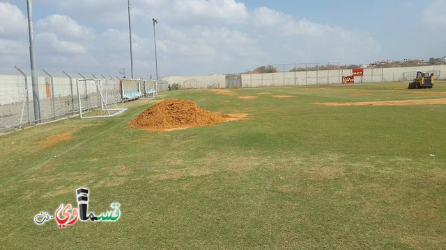 كفر قاسم : اغلاق ملعب ابو خميس البلدي وبدء العمل فيه بشكل رسمي استقبالاً للدوري